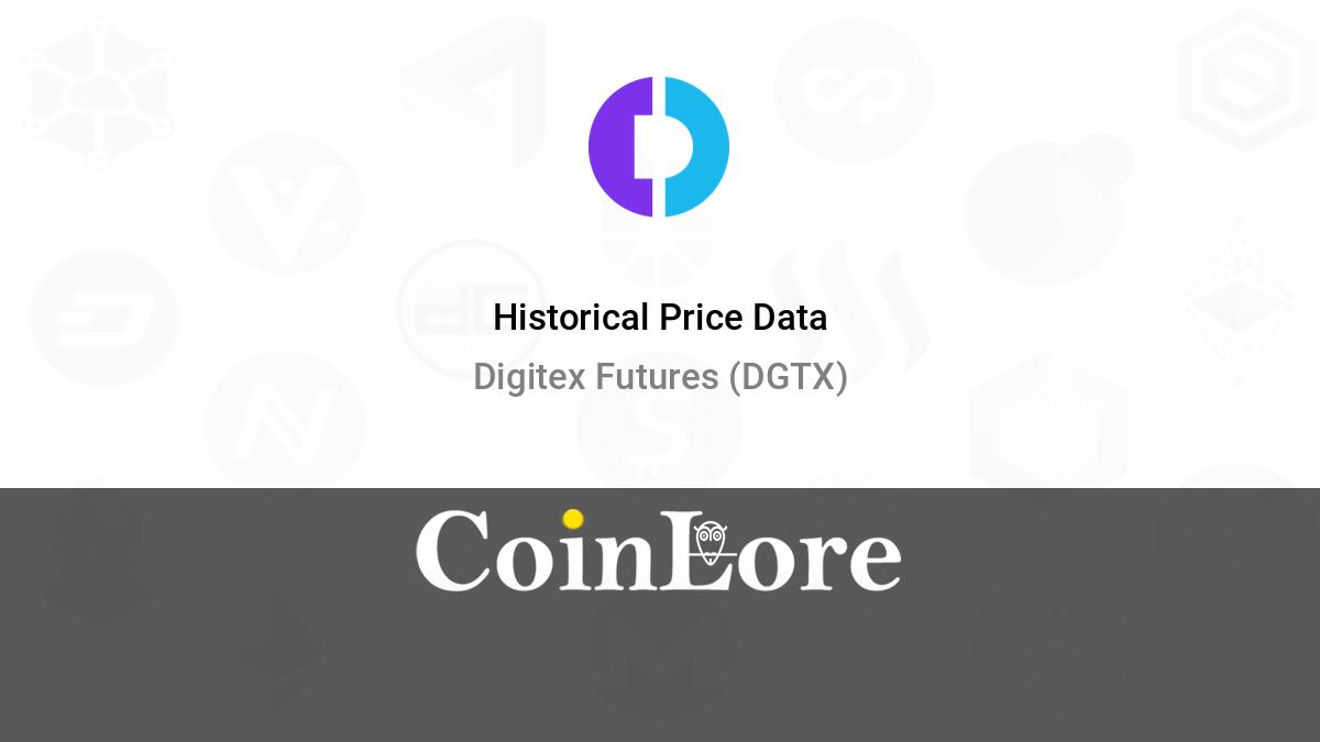 Digitex (DGTX) live coin price, charts, markets & liquidity