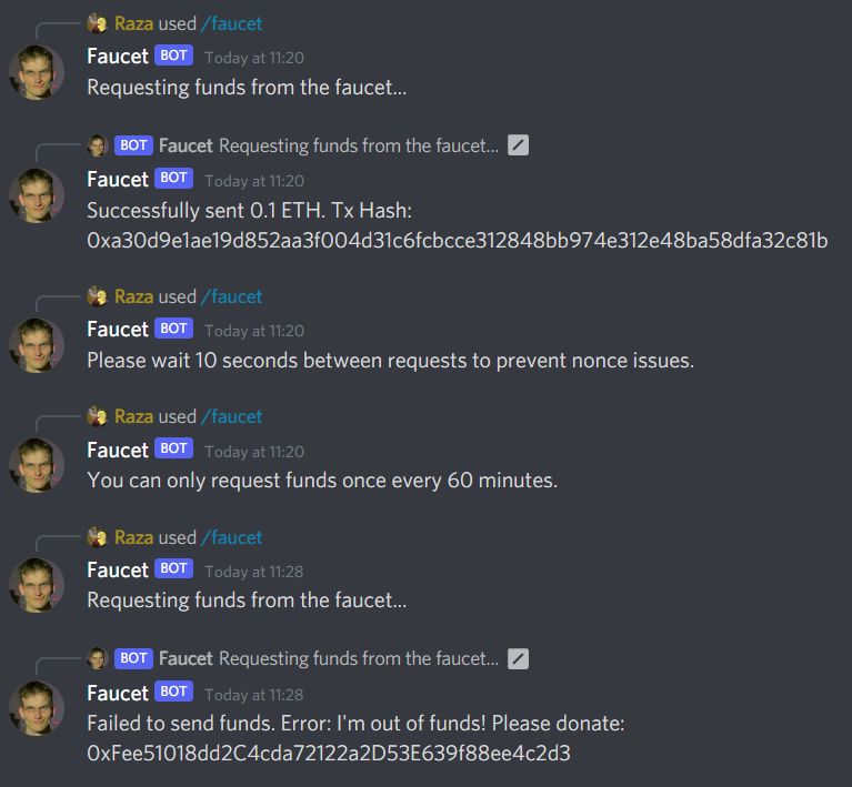 How to build a Substrate Faucet with Discord Bot and ostrov-dety.ru