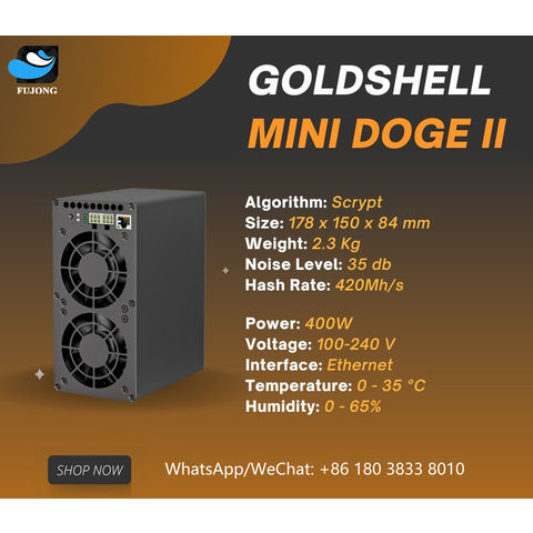 Goldshell Mini Doge MH/s Litecoin Doge Miner