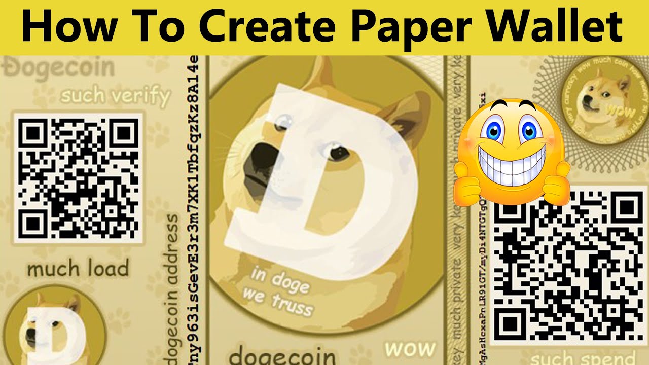 Dogecoin Paper Wallet Generator. Wow.