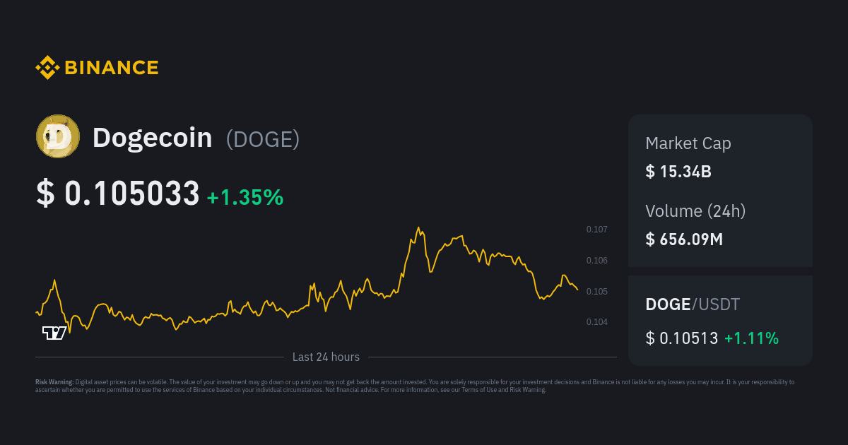 Dogecoin Price and Chart — DOGEUSD — TradingView