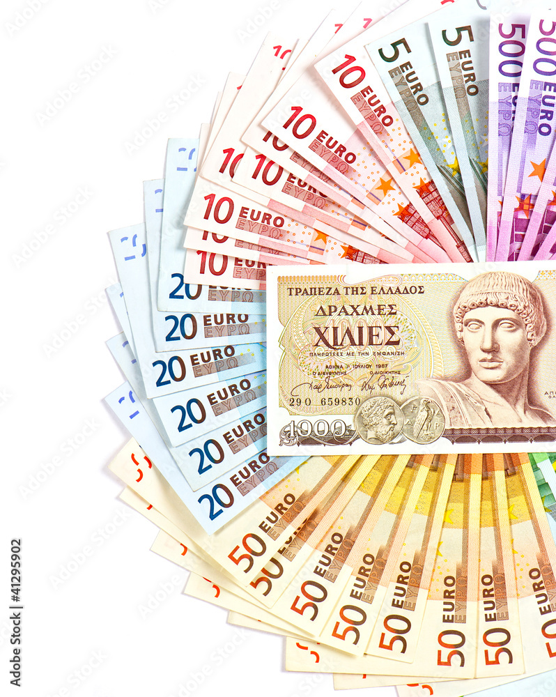 1 EUR to GRD - Euros to Greek Drachmae Exchange Rate