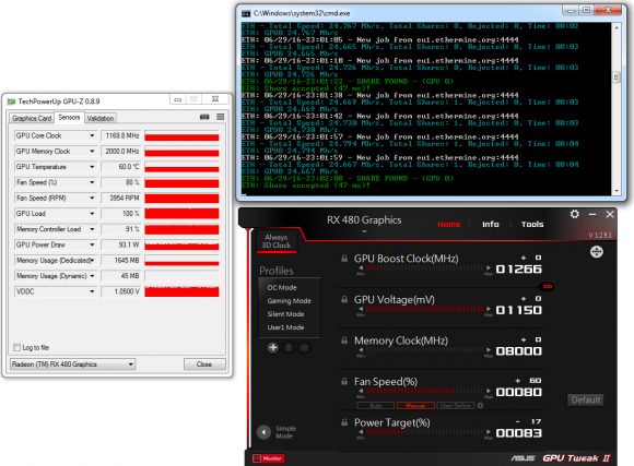 AMD RX 8GB profitability | NiceHash