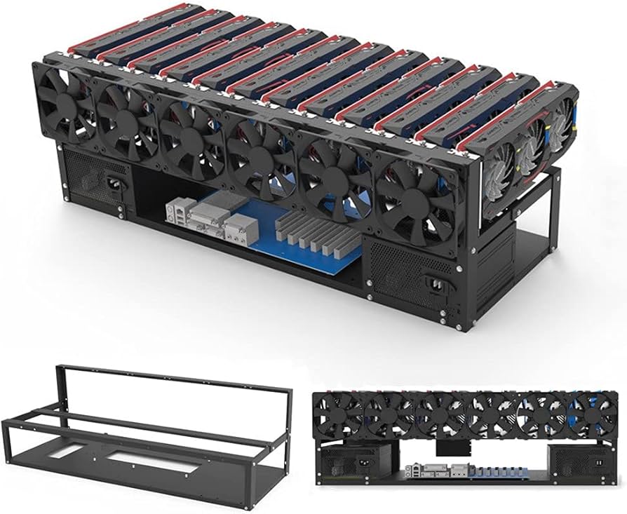 Vikrant Tech Etherium Mining Rig 8 Gpu Importer from New Delhi