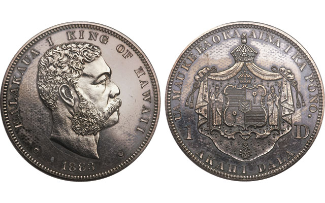 1D Kalakaua I King of Hawaii Coin | Coin Talk