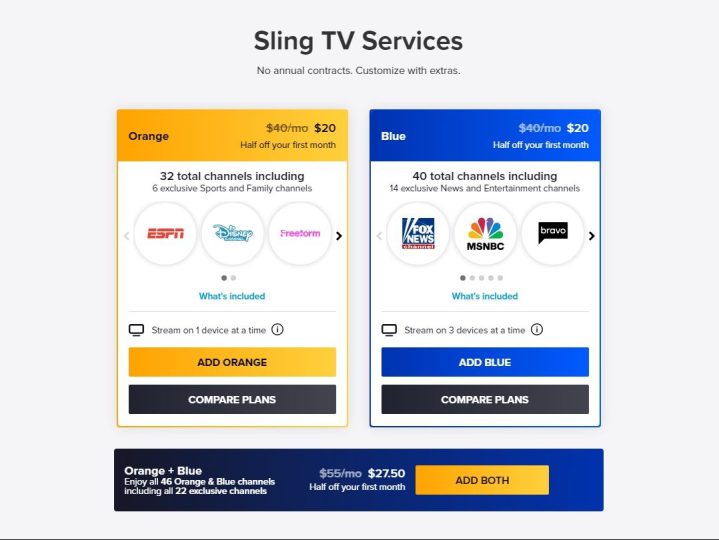 Sling TV Channels: a Full List of Packages in 