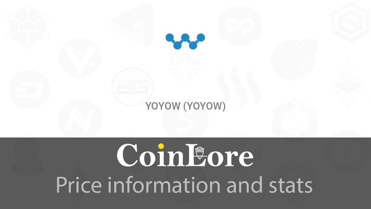 Exchange YOYOW (YOYO) | SwapSpace Exchange Aggregator