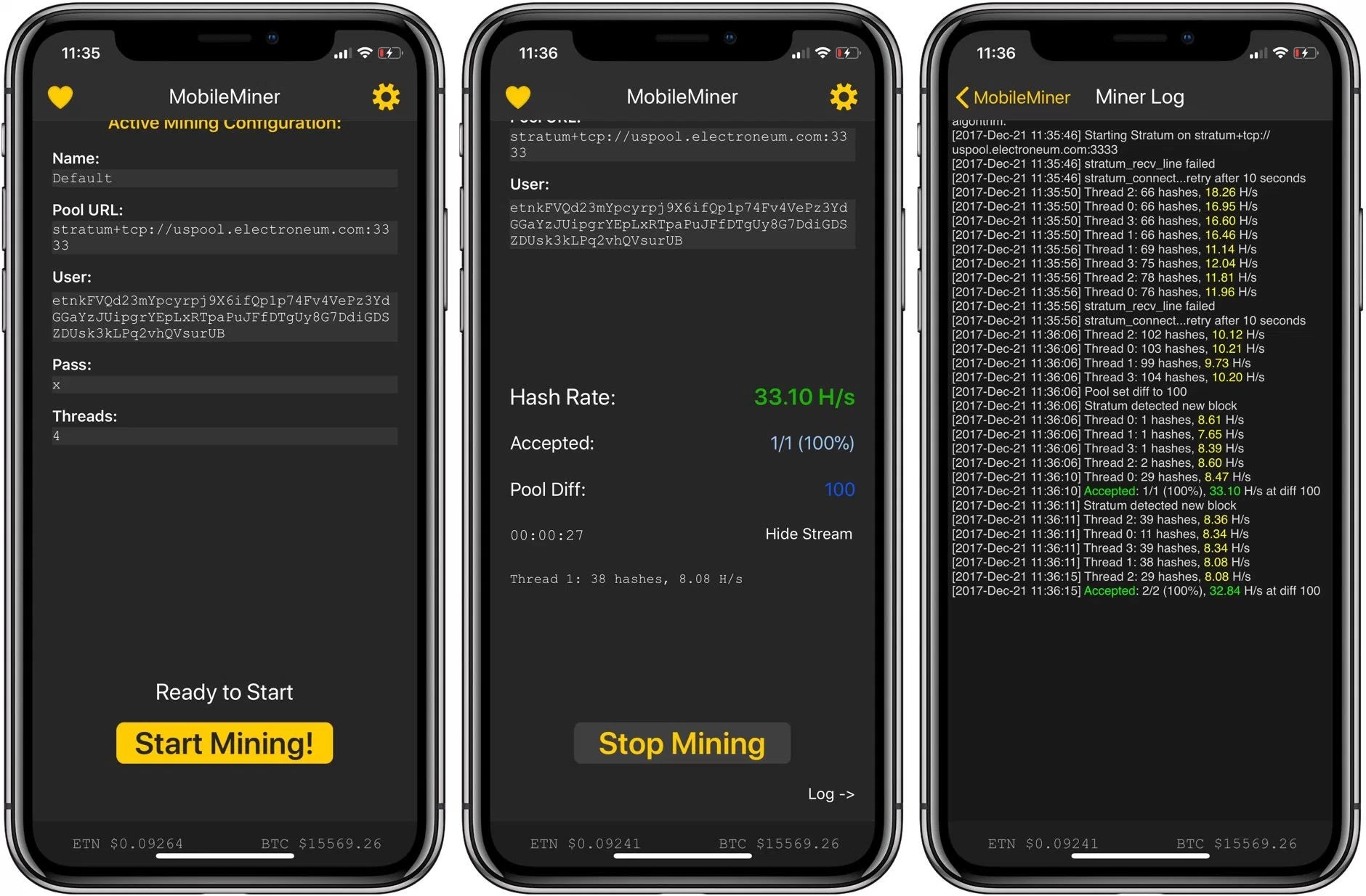 ‎EMCD: Crypto mining pool app on the App Store