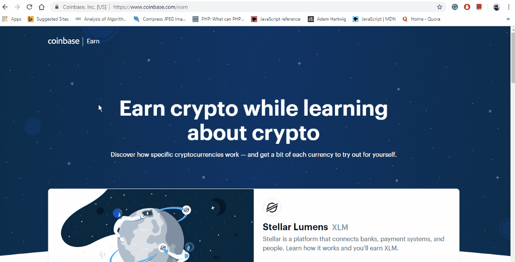 Stellar | Stellar & Coinbase Earn