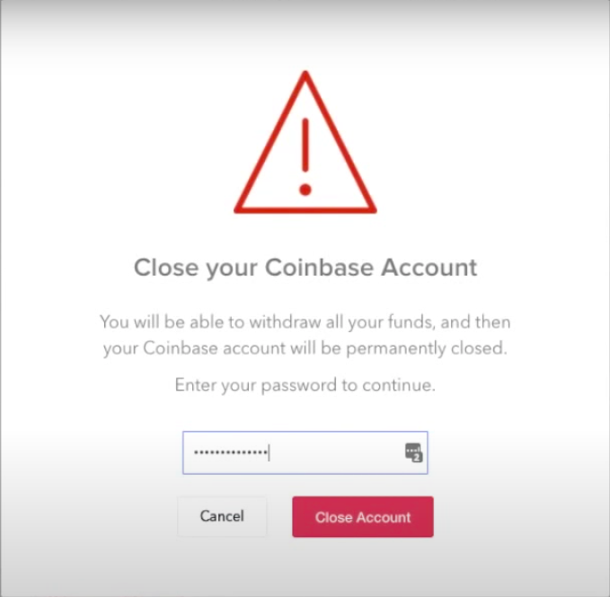 How to Close a Coinbase Account? - Coindoo