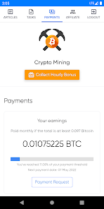 Download Bitcoin Mobile Miner - Simple Android Mining APK original App.