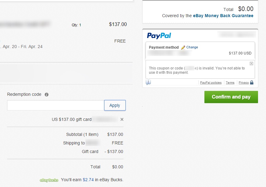 Solved: Refund on a ebay gift card - The eBay Community