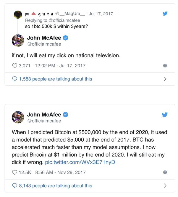 John McAfee Reveals Bitcoin's Disadvantages During Twitter Brawl with Max Keiser