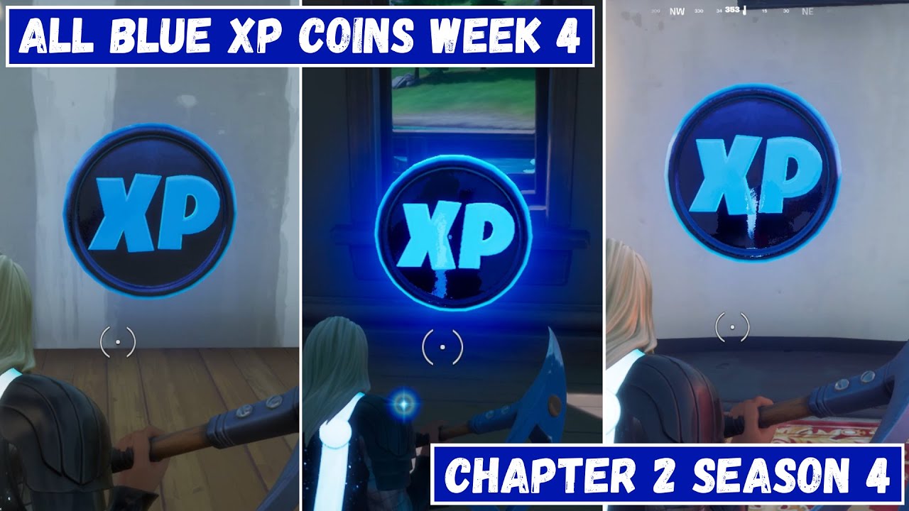 All Fortnite Season 4 Week 3 XP Coin Locations