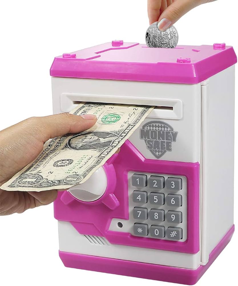 Digital Coin Sorter-Motorized Electronic Piggy Bank - Online Vending Machine Sales & Service, Inc.