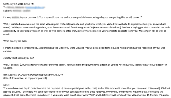 What to do if you get an extortion email asking for Bitcoin payments - Chronicle Live