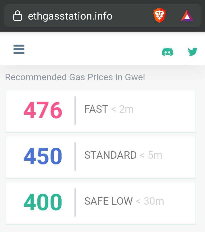 ETH gas station | Pentacle