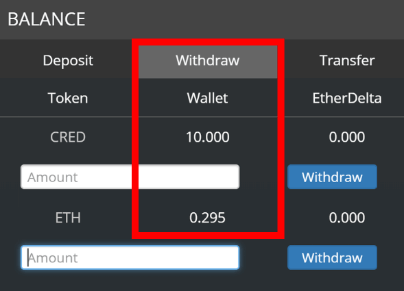 Delta Balances - EtherDelta