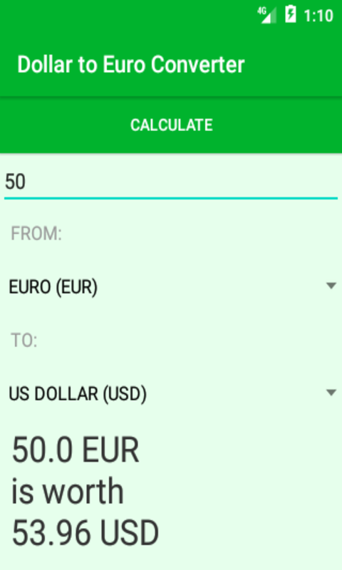 Euro to US-Dollar Conversion | EUR to USD Exchange Rate Calculator | Markets Insider