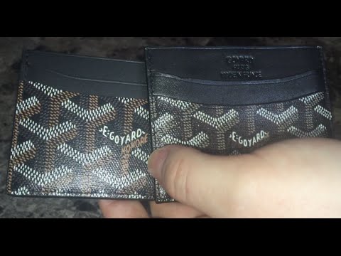 Goyard wallet real VS fake