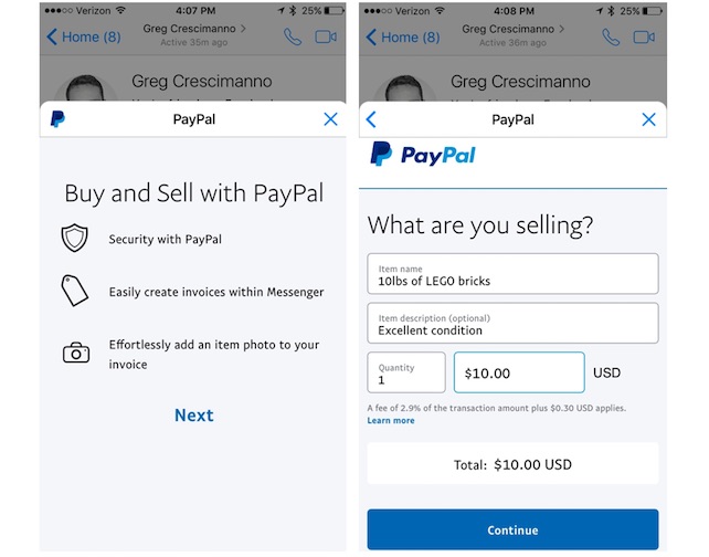 Connect your PayPal to Facebook Messenger integration in 2 minutes | Zapier