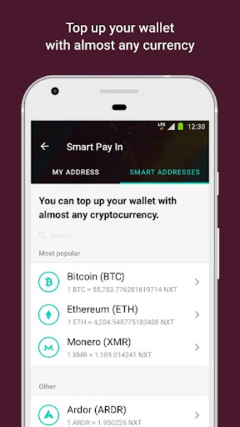 NXT Client crypto wallet | NXT Client wallet | Latest