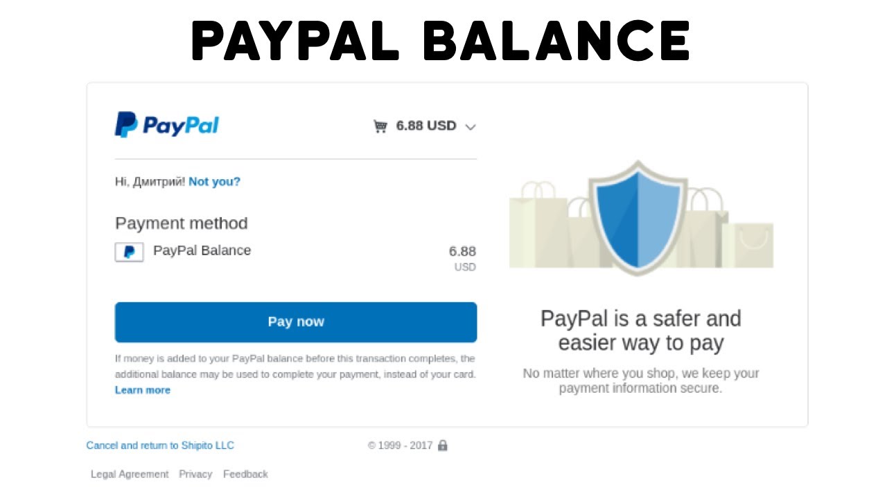 How can I use a balance with PayPal? | PayPal US