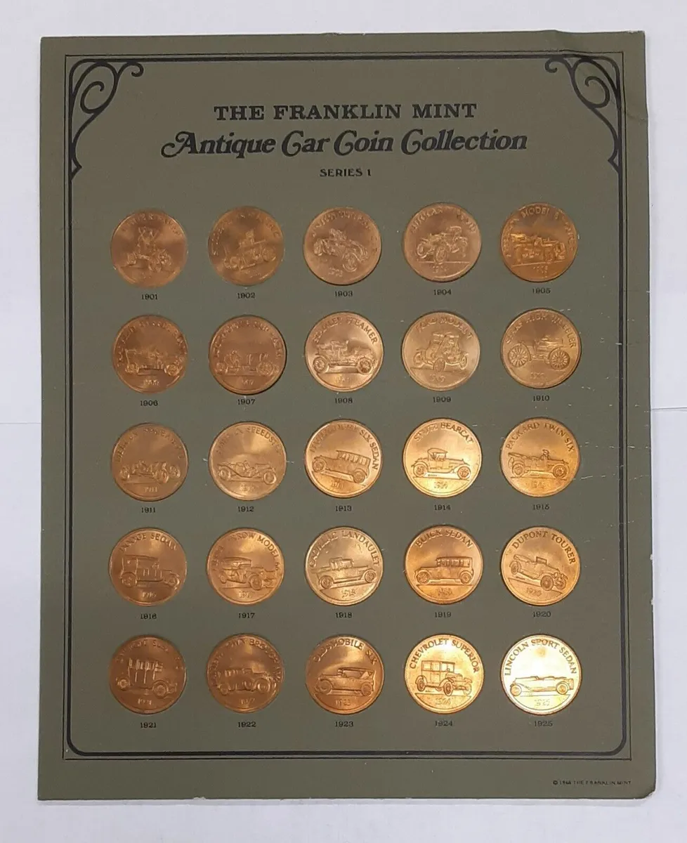 The Franklin Mint Collectibles Value Guide | Tokens - Coins - Medals Part II