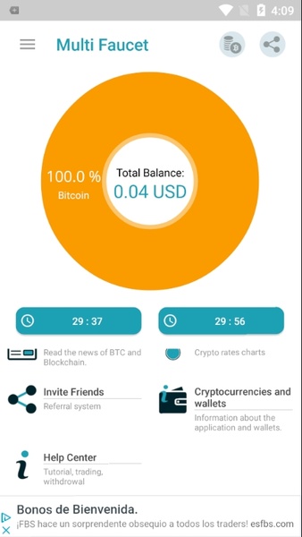 BTC Faucet 1 - Free Finance App for Android - APK4Fun