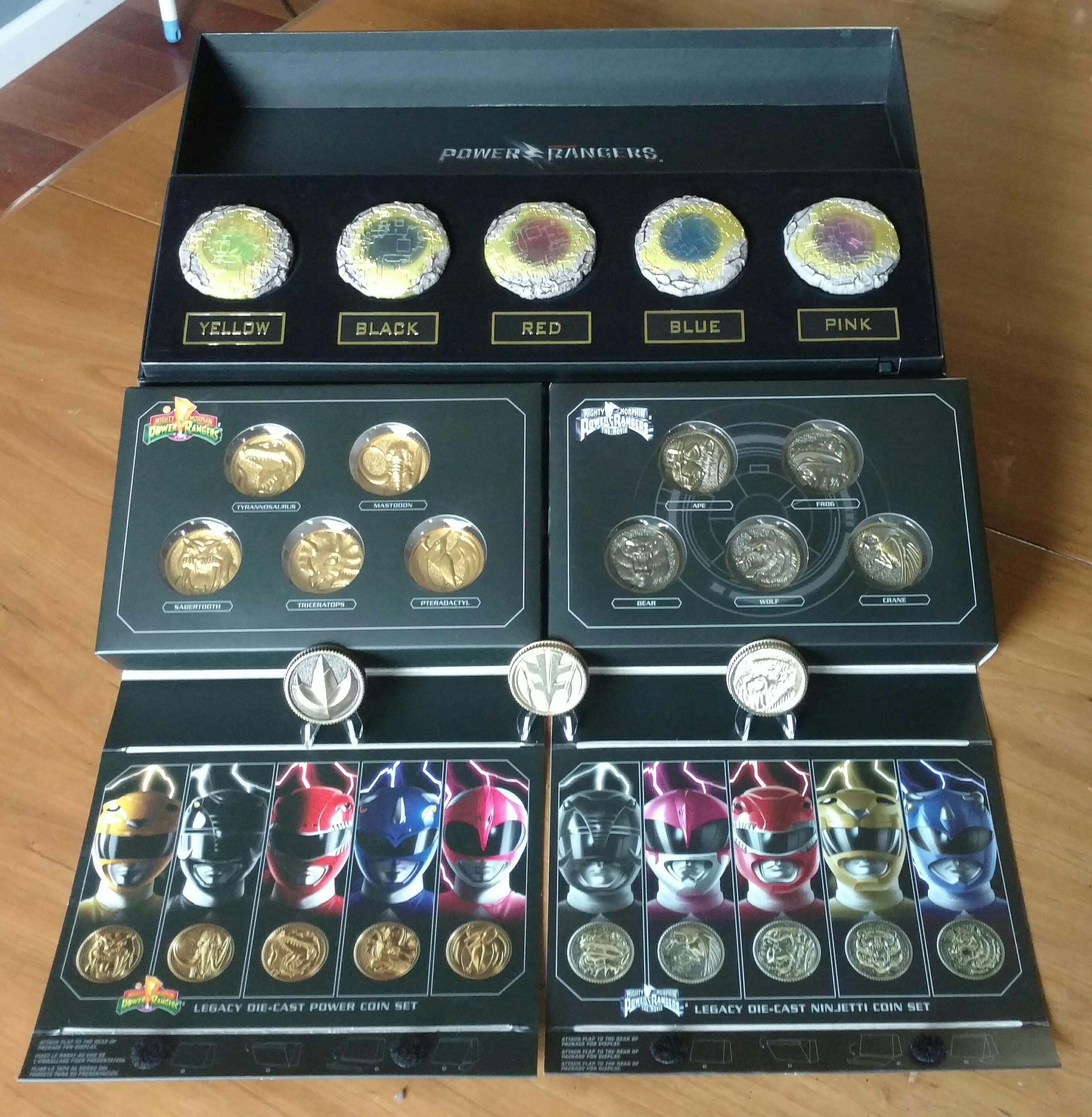 Power Rangers Power Coin Pins & Pin Sets – Lineage Studios