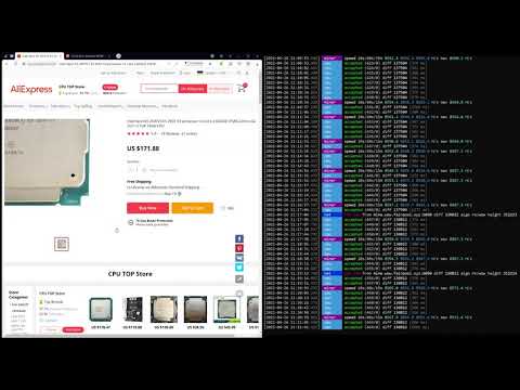 Mining with Intel(R) Xeon(R) CPU E 0 @ GHz - BetterHash Calculator