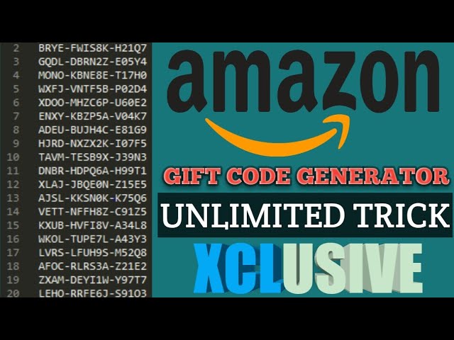 [Code] free amazon gift card generator no human verification