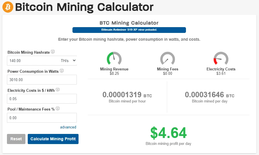 ASIC/GPU Mining Profitability Calculator - Crazy Mining