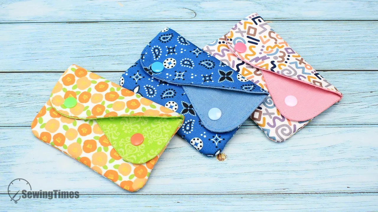 DIY Snap Coin Purse – Sewing Pattern & Tutorial – diy pouch and bag with sewingtimes