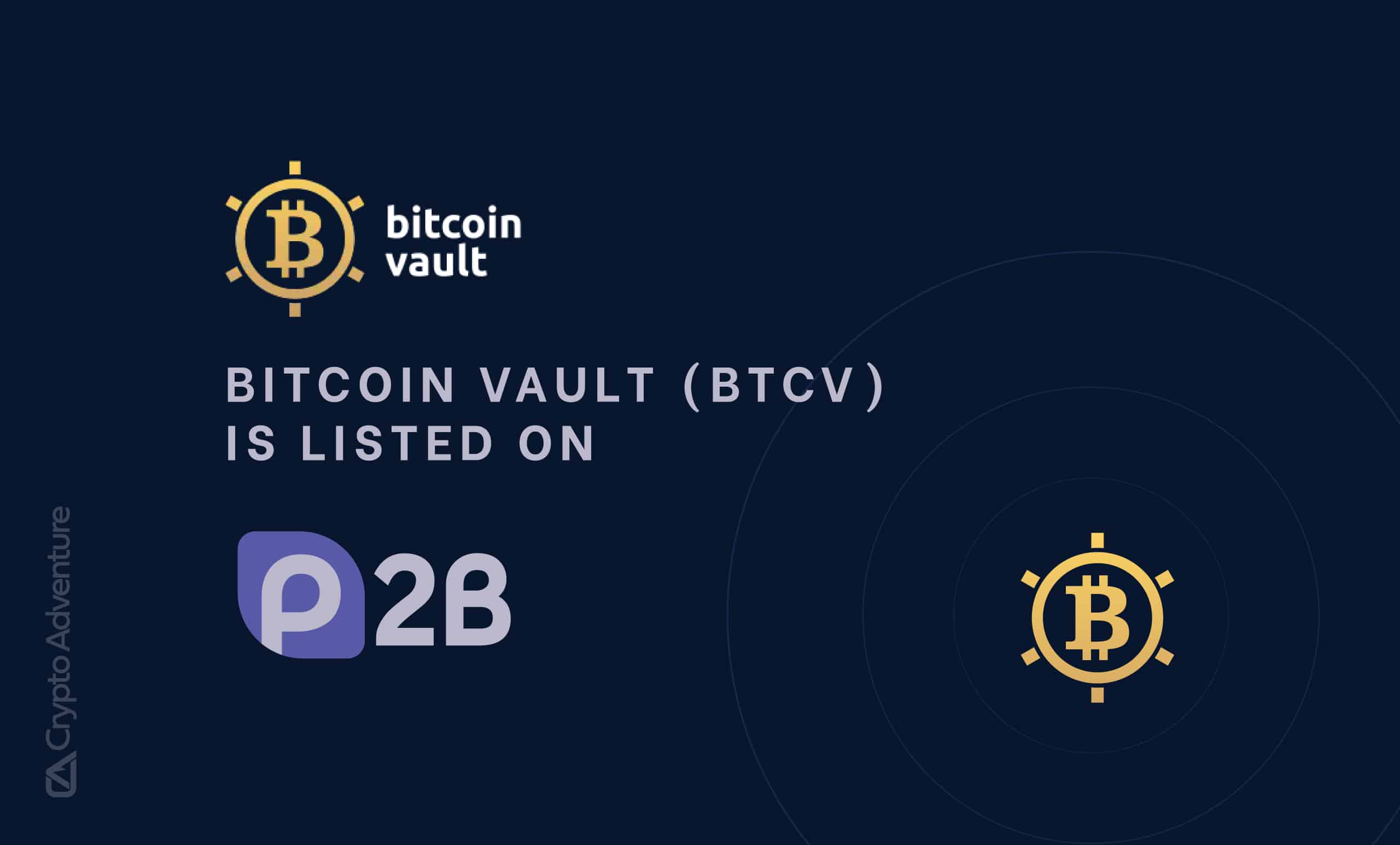 Bitcoin Vault Price Today - BTCV Coin Price Chart & Crypto Market Cap