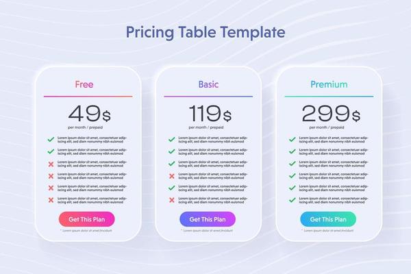 Price List Template - Free Vectors & PSDs to Download