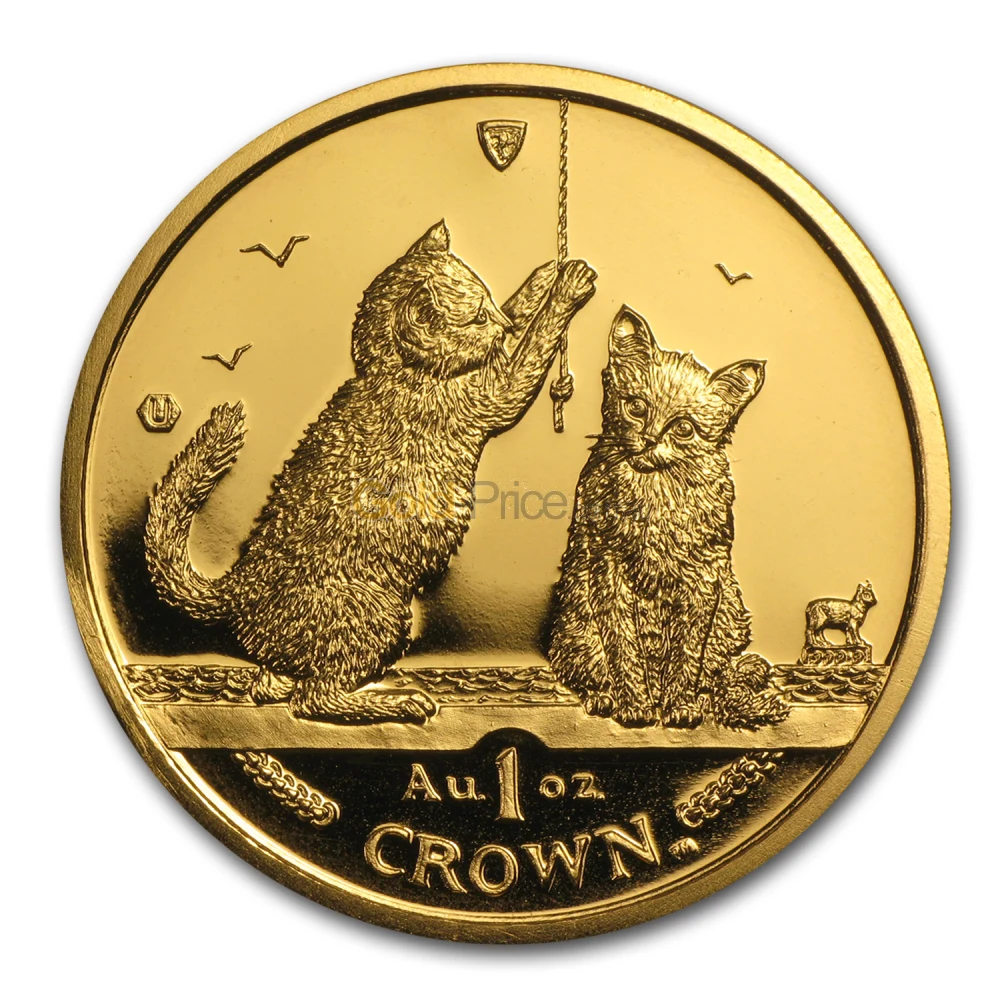 24k Cat Gold Coin with Simple Frame – Yeah It's Jewelry