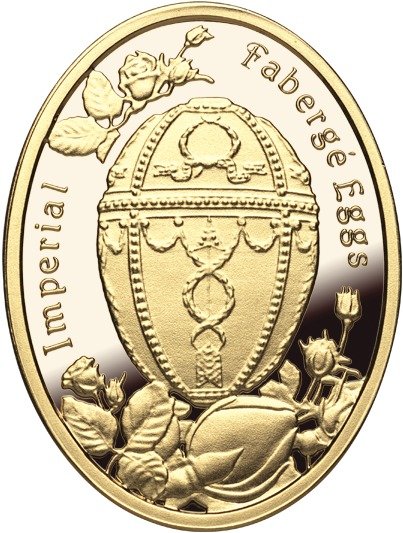 NIUE 5$ Winter Egg Imperial Faberge Egg series fine gold coin $ - PicClick