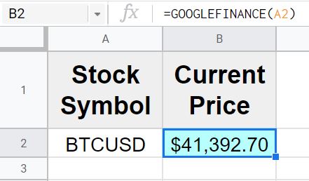 How to get Crypto prices using Google Finance and spreadsheets easy (Updated: ) - Home