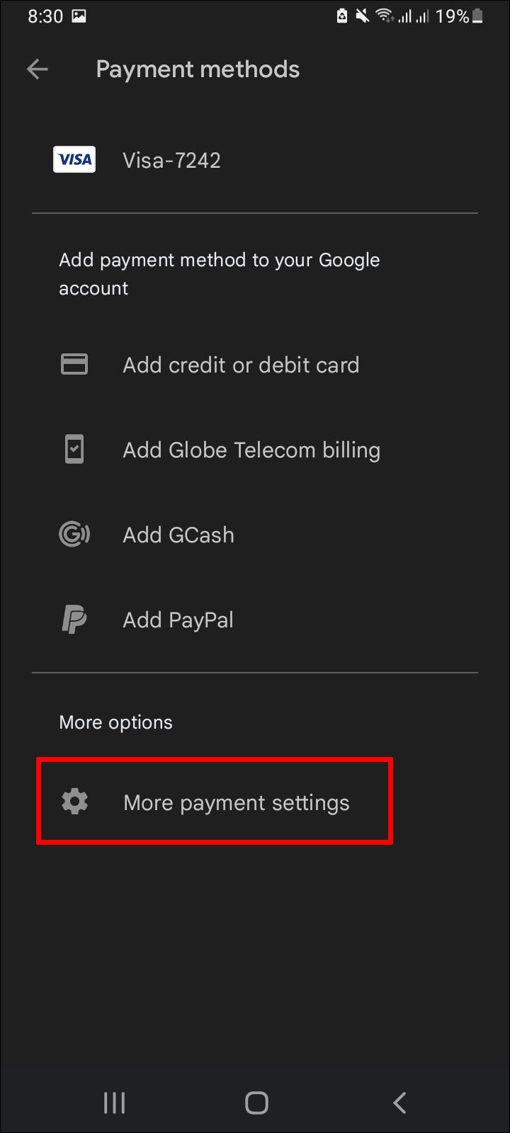 How to add, remove, or edit your Google Play payment method - Android - Google Play Help