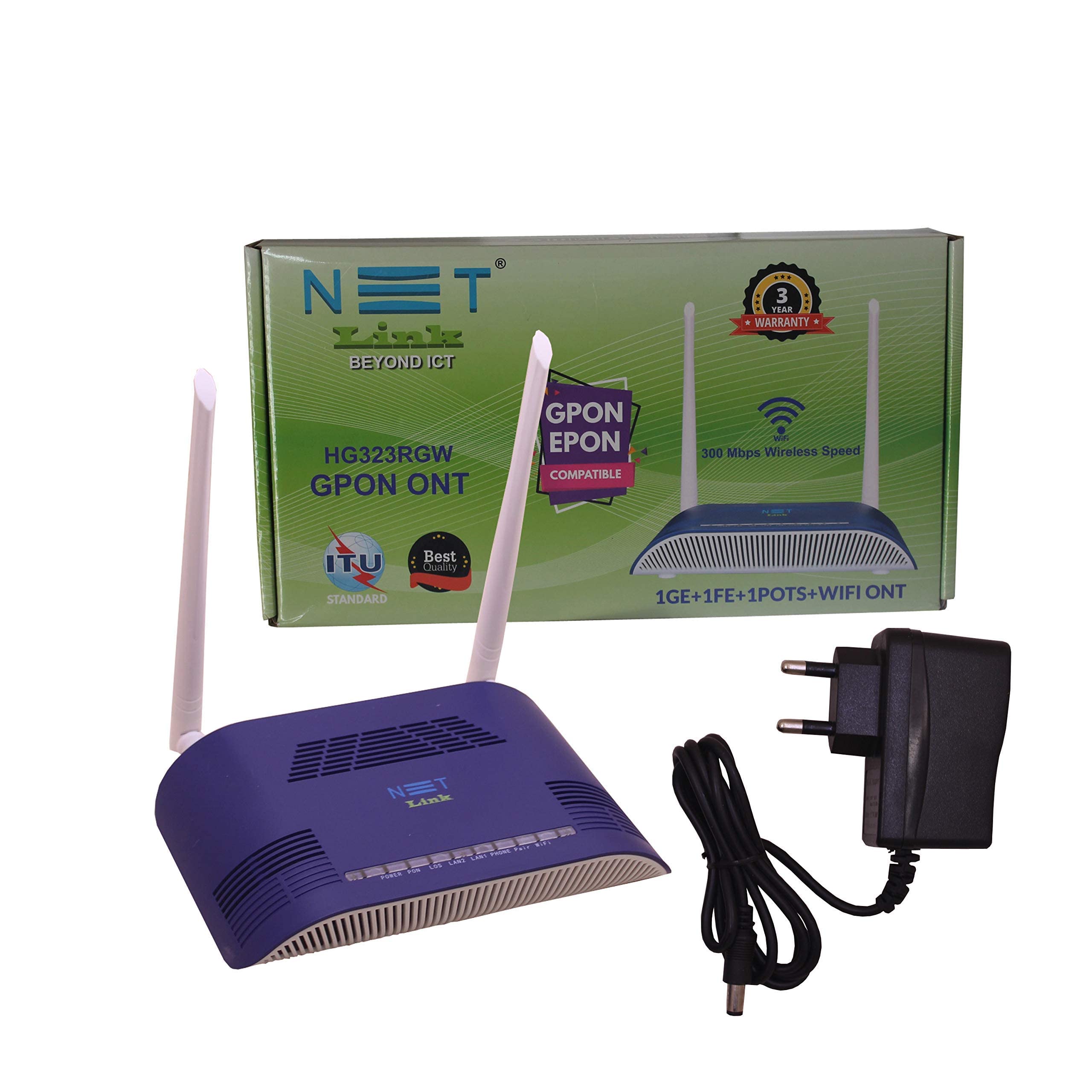 Buy Netlink 1GE+IFE+1POTS Dual Mode GPON ONT Terminal Device, HGRGW Online At Price ₹ 