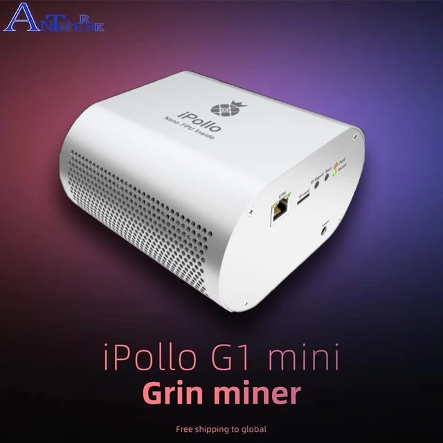 ostrov-dety.ru: iPollo G1 Mini Asic Miner Crypto Miner G/s Home Miner with PSU : Electronics