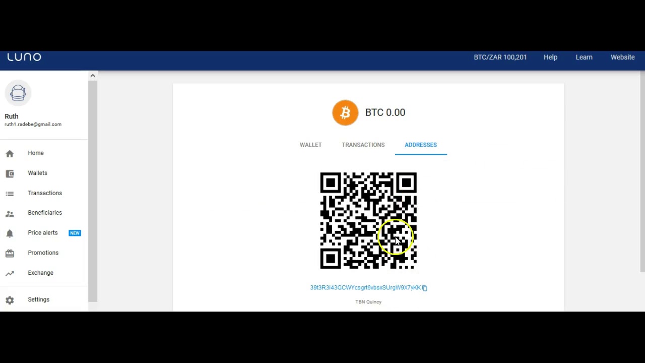 How to get bitcoin wallet address on Luno – xtech