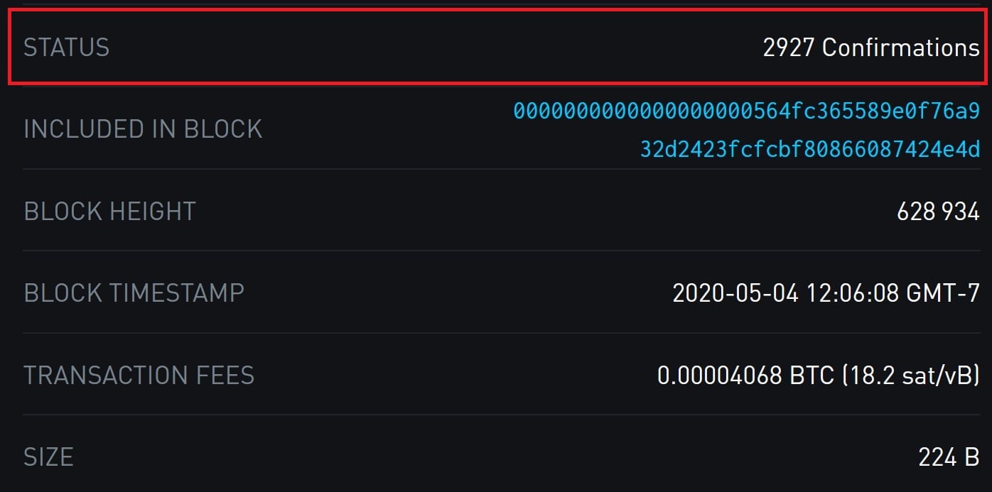 How Many Bitcoin Confirmations Are Required For a Transaction? | CoinCodex