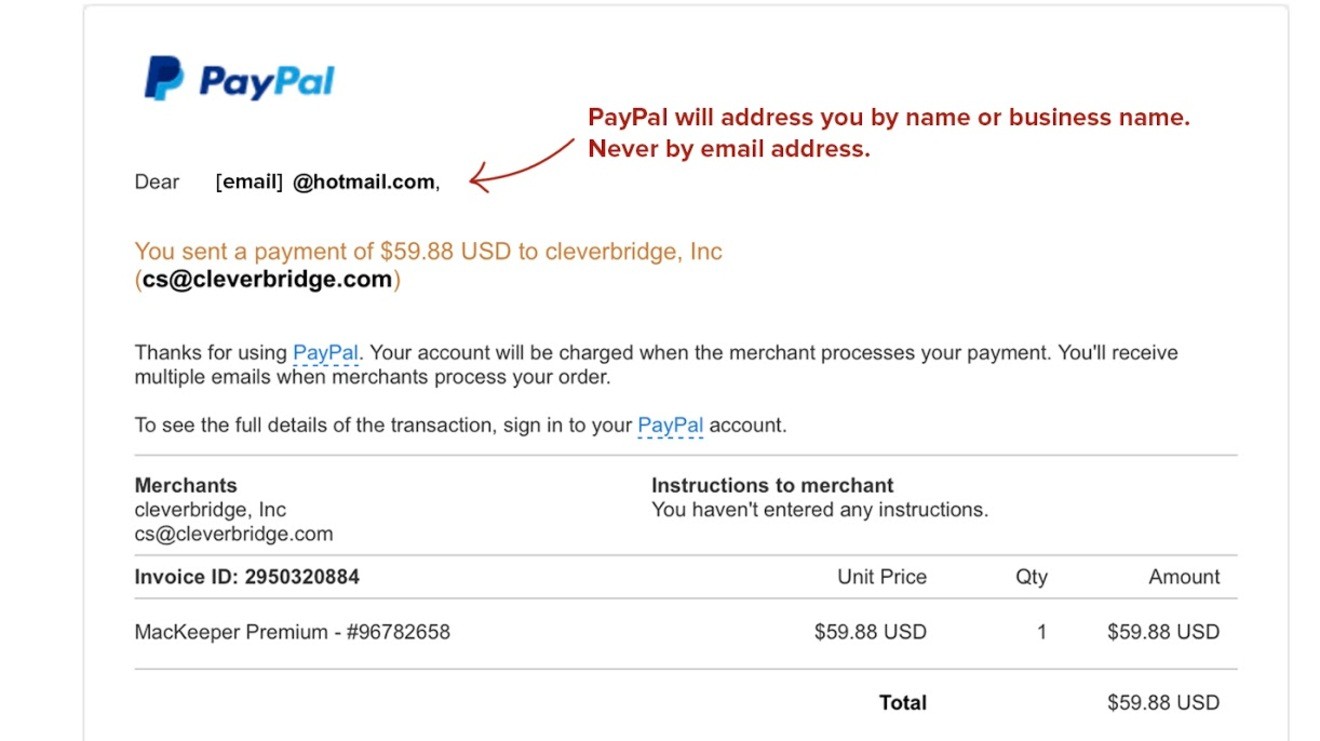 Solved: Examples of Suspected Fraud or Fake Emails - Page - PayPal Community