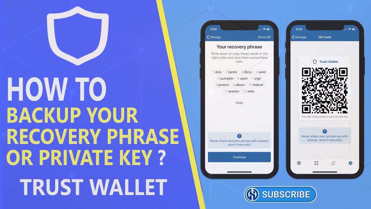 Lost Recovery Phrase or Private Key - Troubleshooting - Trust Wallet