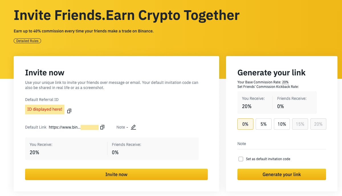 How to Create and Use Binance Exchange Referral Program