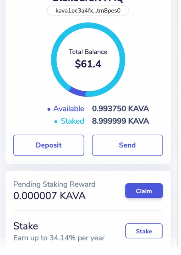 Easy 2 Stake | Kava