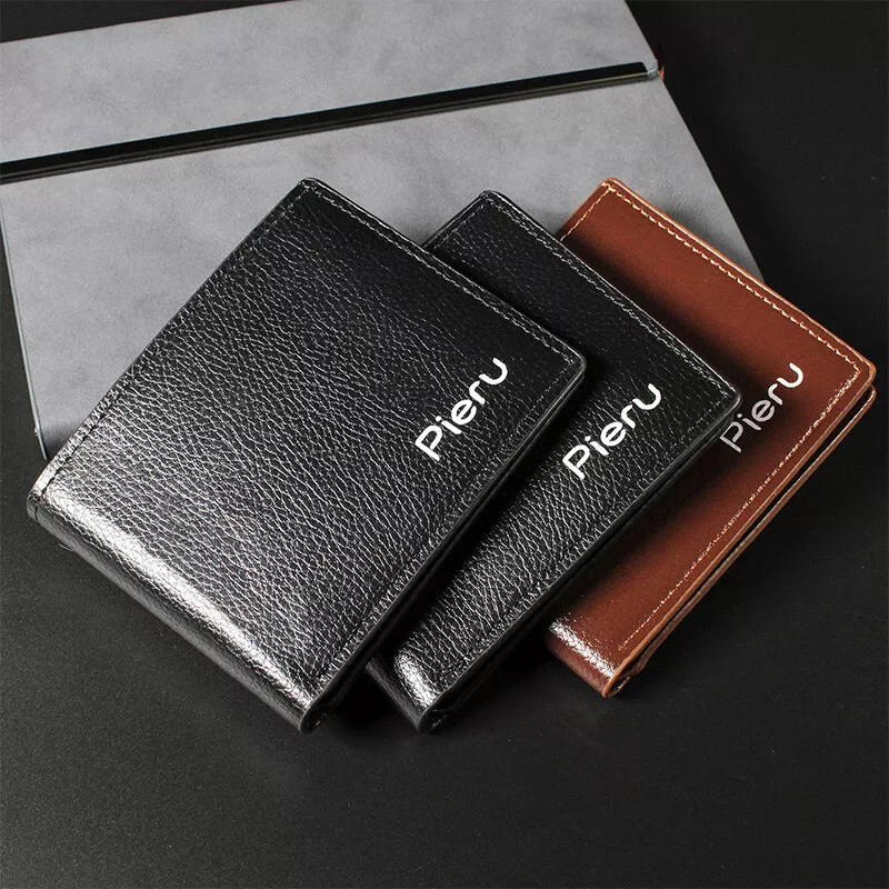 Double Sided Anti-Disturbing Leather ID Card Holder - Corporate Gifts Singapore - Source EC