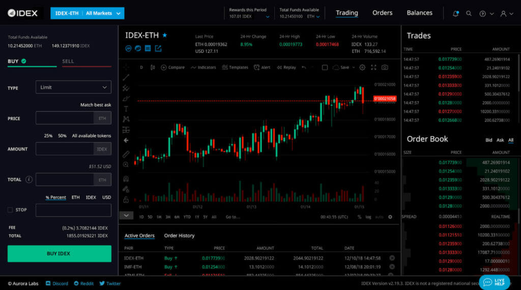 Guide to Trading Anchor on IDEX Exchange | Anchor Stablecoin